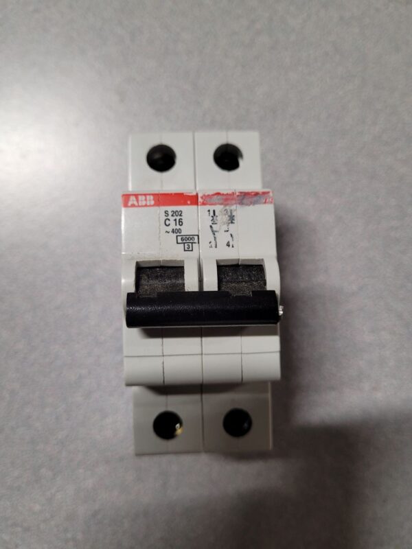 Disjoncteur 2P 16A S202C16 – Image 1