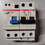 Disjoncteur 2P 10A + bloc différentiel S202C10 + DDA202AC