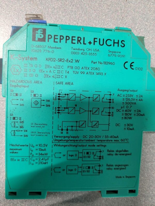 Amplificateur de commutation KFD2-SR2-EX2W – Image 2