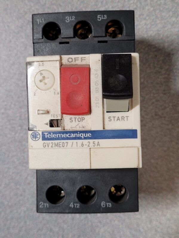 Disjoncteur moteur 1.6/2.5A GV2ME07 – Image 1