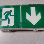 Eclairage de sortie de secours (sortie centrale)