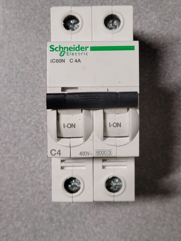 Disjoncteur 2P iC60N C4A – Image 1