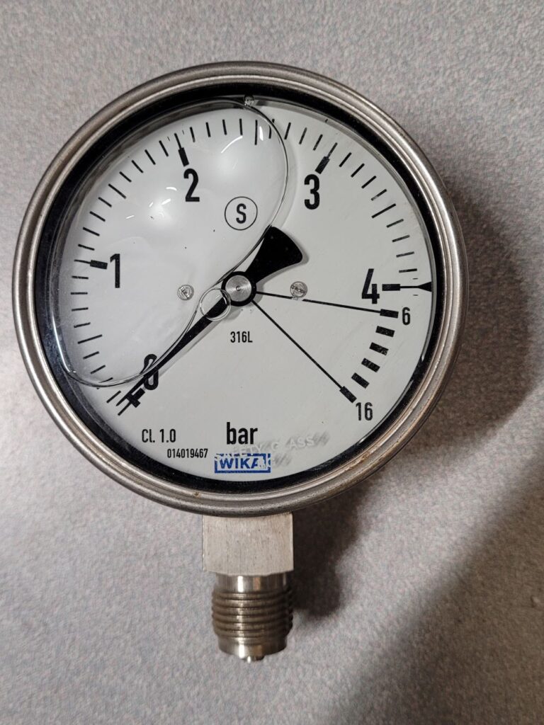 Manomètre à glycérine 04 bars Boutique France Prodtech