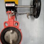 Vanne papillon DN100 PN16 avec volant de manœuvre