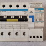 Disjoncteur + différentiel 4P 10A N°12U10A+U572