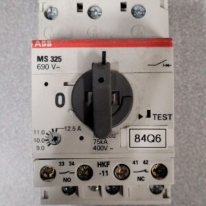 Disjoncteur moteur 9-12.5A avec contact auxiliaire MS325+HKF11