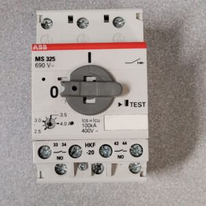 Disjoncteur moteur 2.5-4A avec contact auxiliaire MS325+HKF20