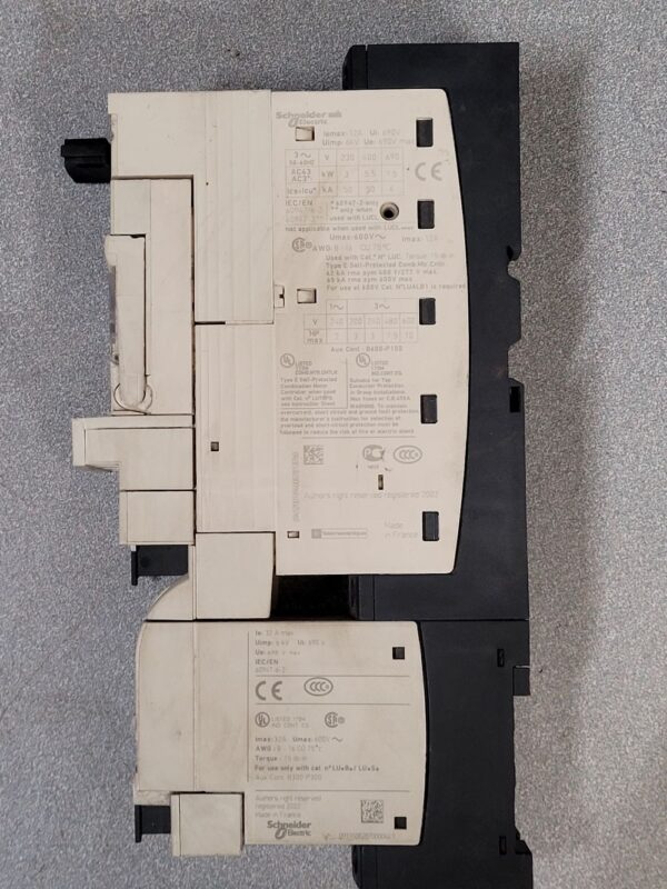 Unité de démarrage et protection moteur LUB12+LUCA05BL+LUFN11+LU2MB0BL – Image 2