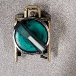 Commutateur à 2 positions lumineux vert Harmony