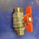 Vanne 1/4 de tour-1 pouce-MM-Papillon