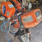 Palan à chaine 1T - 8m avec chariot de translation motorisé