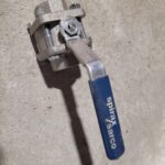 Vanne 3 pièces inox 1 pouce gaz