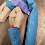 Elingue ronde 5T - 1m avec protection PVC et cuir