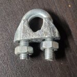 Serre câble à étrier 8mm (Lot de 10 pièces)