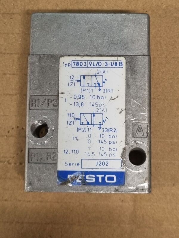 Vanne pneumatique 7803/VL/0-3-1/8 B – Image 1