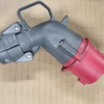 Prise male coudée 3P+T 16A  HYPRA 52263