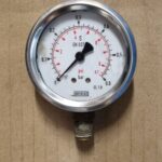 Manomètre à glycérine 0-0.6 bars