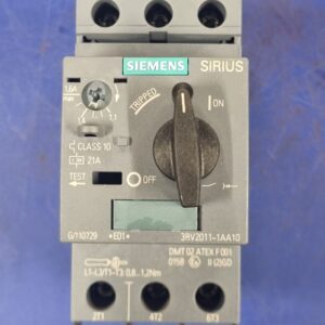 Disjoncteur moteur 3RV2011-1AA10 1.1/1.6A