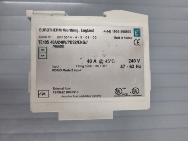 Contacteur statique TE10S 40A - 240V – Image 2