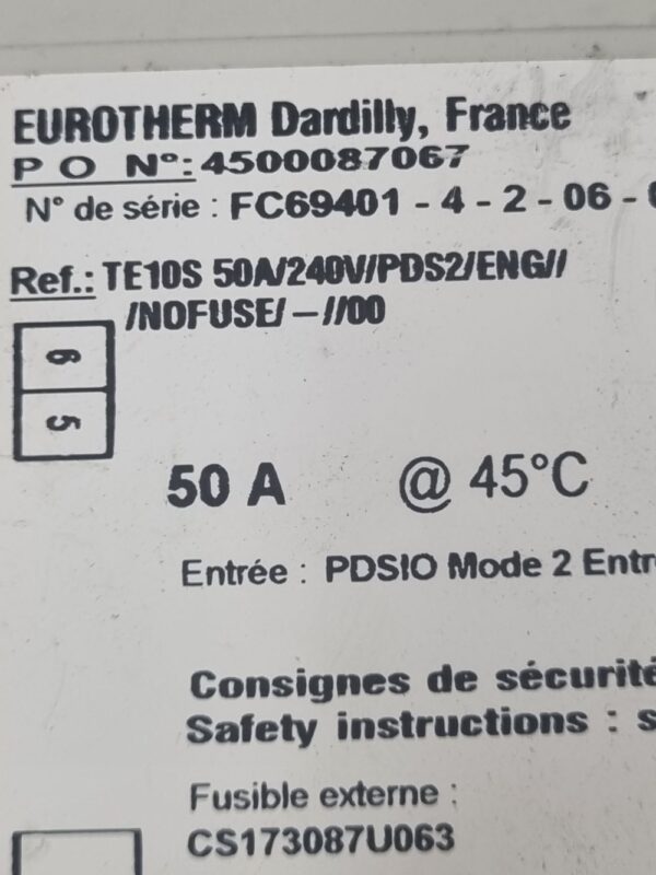 Contacteur statique TE10S 50A - 240V – Image 3