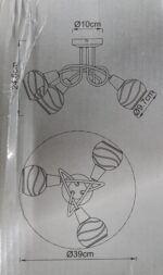 Plafonnier central 3 lampes 54348-3 – Image 2