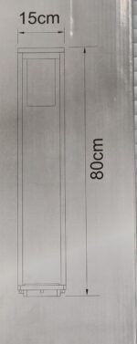 Potelet d'éclairage extérieur 3135S3 – Image 2