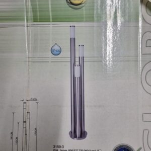 Lampe extérieure sur pied x3 3159-3