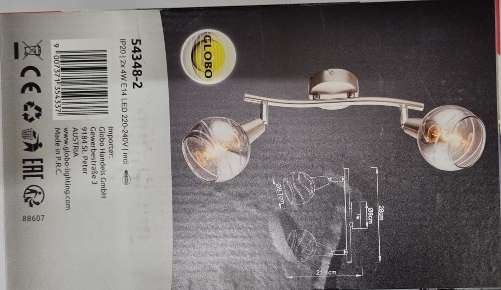 20251202_143803 Plafonnier central 2 lampes 54348-2 – Image 1