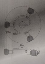 Plafonnier central 3 lampes 54028-3 – Image 2