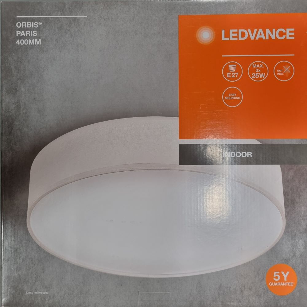 20251208_111033 Plafonnier Orbis PARIS 400mm blanc – Image 1