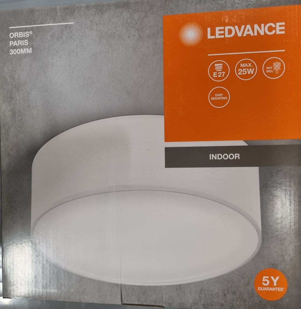 20251208_112223 Plafonnier Orbis PARIS 300mm blanc – Image 1