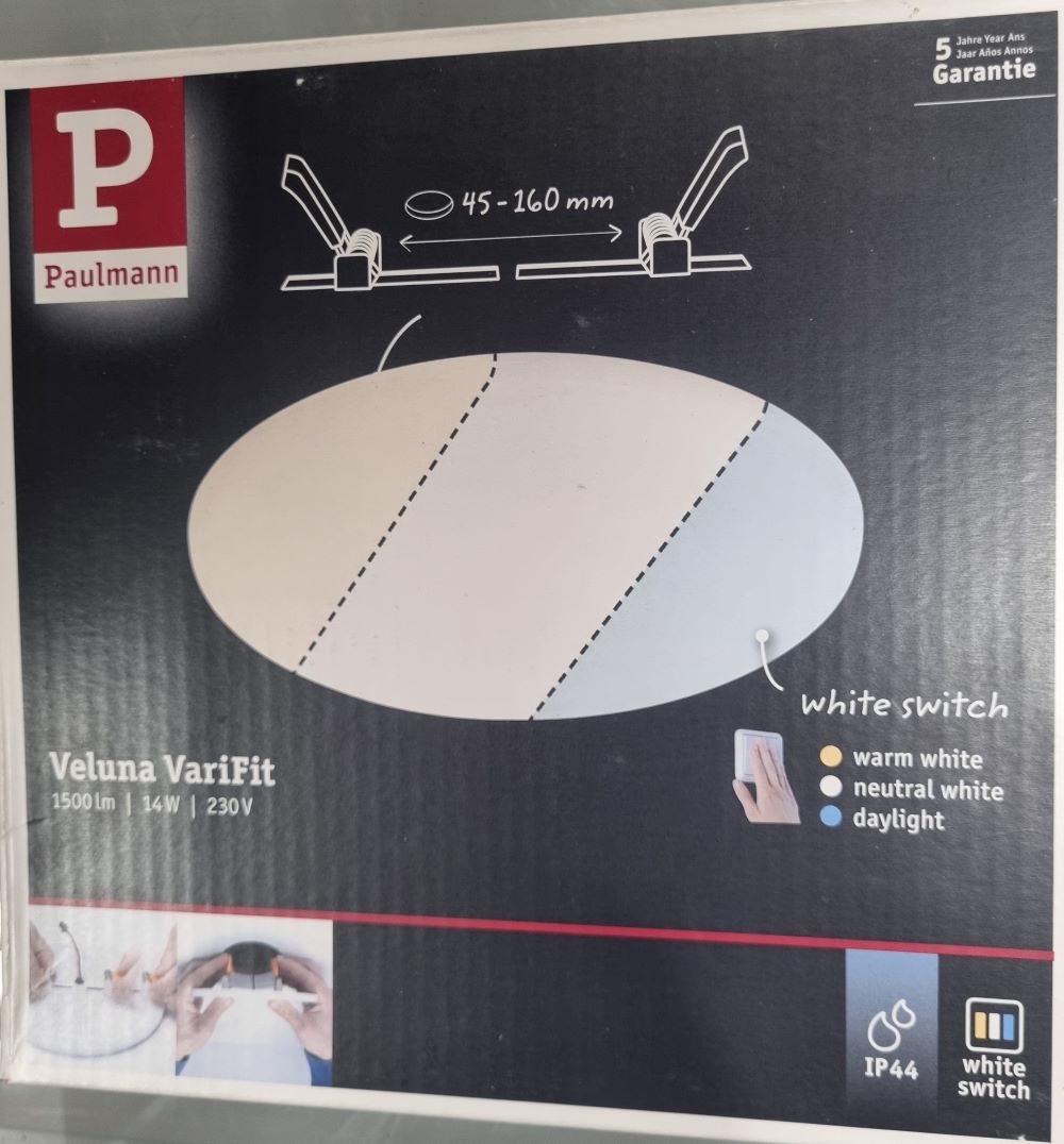 20251208_141219 Plafonnier VELUNA VARIFIT 1500lm - 14W 3 couleurs – Image 1
