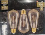 Ampoule Led E27- 35W/4W - 400lm  - Boite de 3