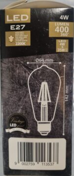 Ampoule Led E27- 35W/4W - 400lm  - Boite de 3 – Image 2