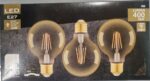 Ampoule Led E27- 35W/4W - 400lm  - Boite de 3