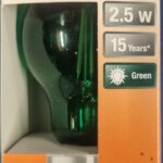 Ampoule Led E27 -2.5W - Verte