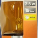 Ampoule Led E27 -2.5W - Jaune