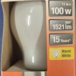 Ampoule Led B22D - 100W/11W - 1521lm - Warm white - classe D