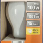 Ampoule Led E27- 100W/11W - 1521lm - Warm white - classe D
