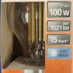 Ampoule Led E27- 100W/11W - 1521lm - Cool white - classe D