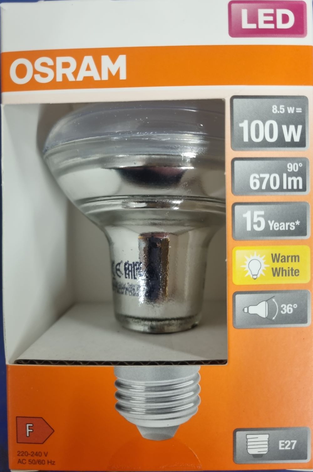 20251214_114844 Ampoule Led E27- 100W/8.5W - 670lm - Warm white - classe F – Image 1