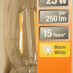 Ampoule Led E14- 25W/2.5W - 250lm - Warm white - classe F - Bougie
