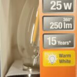 Ampoule Led E14- 25W/2.5W - 250lm - Warm white - classe F