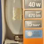 Ampoule Led E14- 40W/4W - 470lm - Cool white - classe E