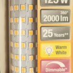 Led crayon R7S - 125W/15W - 2000lm - Warm white - classe E