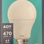 Ampoule Led E27- 40W/4.9W - 470lm  - Warm white - Classe F