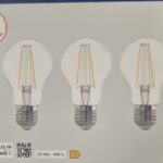 Ampoule Led E27- 60W/7W - 806lm  - Warm white - Classe E - Boite de 3