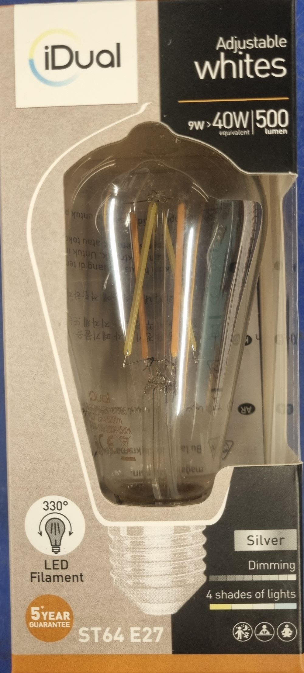 20251220_162606 Ampoule Led E27 - 40W/9W - 500lm – Image 1