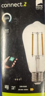 Ampoule connectée Led E27 - 60W/6W - 806lm