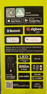Ampoule connectée Led E27 - 60W/6W - 806lm – Image 2